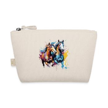 Horse, horses - Organic Pouch - nature - Front