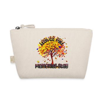 Leaves fall Memories stay - Organic Pouch - nature - Front