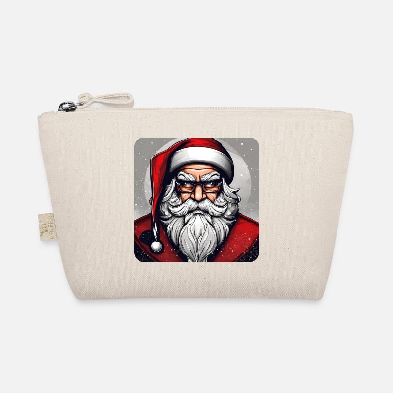 Evil grim Santa Claus Organic Pouch