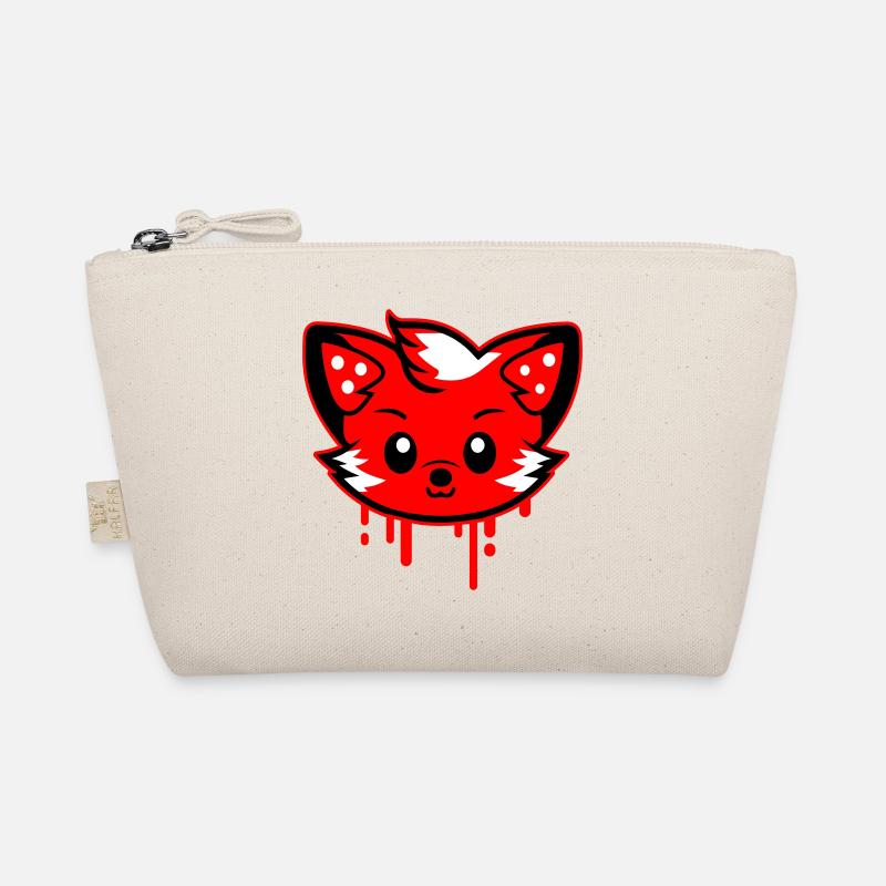 Fuchs Kopf Comic Niedlich Bio-Täschchen