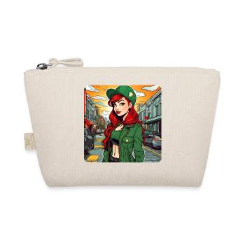 Fille rousse irlandaise cool - Trousse biologique - nature - Devant