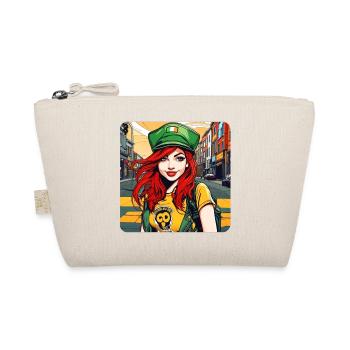 Fille rousse irlandaise cool - Trousse biologique - nature - Devant