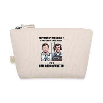 Real Doctor vs Amateur Ham Radio Operator - Organic Pouch - nature - Front