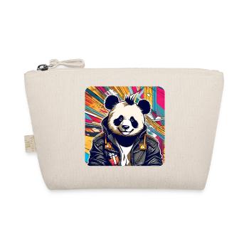 Cool Punk Panda Ours - Trousse biologique - nature - Devant