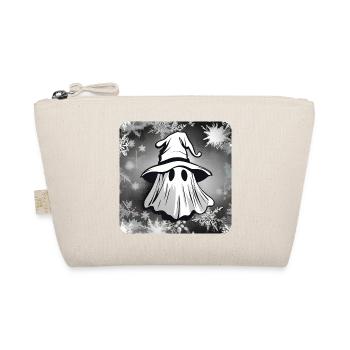Cute little bogeyman with snow - Organic Pouch - nature - Front