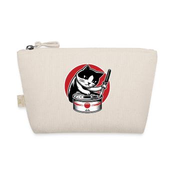 Cat-wielding a katana - Organic Pouch - nature - Front