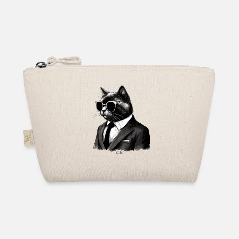 Anzug Katze Bio-Täschchen