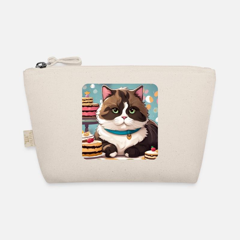 Fat cat with candy Organic Pouch
