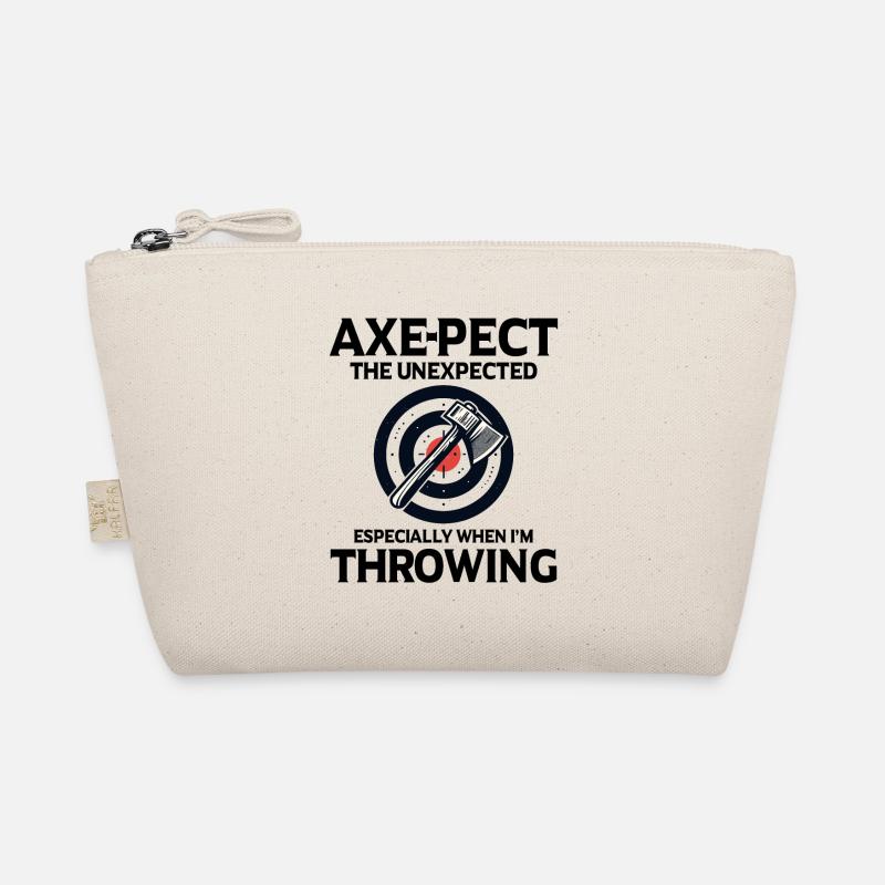 Axe-pect the Unexpected Axe Throwing Lumberjack Organic Pouch