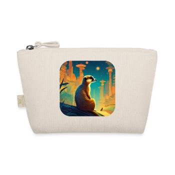 Suricate mignon en automne - Trousse biologique - nature - Devant