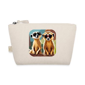 Suricates mignons - Trousse biologique - nature - Devant