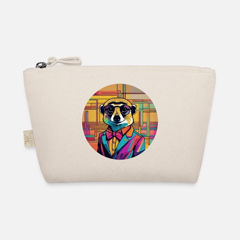 Suricate cool avec des lunettes de soleil Trousse biologique