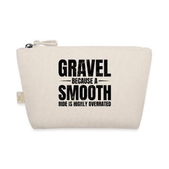 Urkomisches Gravel-Fahren: Offroad-Fahrrad - Bio-Täschchen - Natur - Vorne