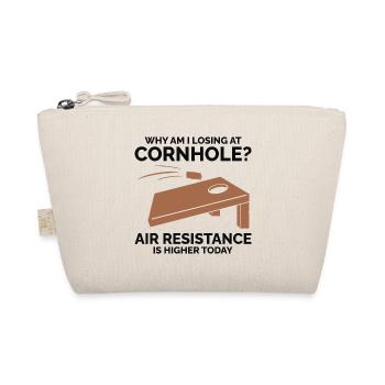 Why Am I Losing at Cornhole? Higher Air Resistance - Organic Pouch - nature - Front