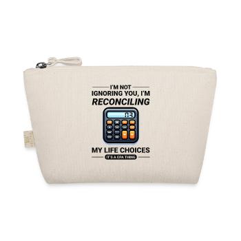 Accountant Accounting Bookkeeping Finance Funny - Organic Pouch - nature - Front