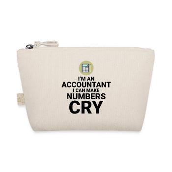 Accountant Accounting Bookkeeping Finance Funny - Organic Pouch - nature - Front