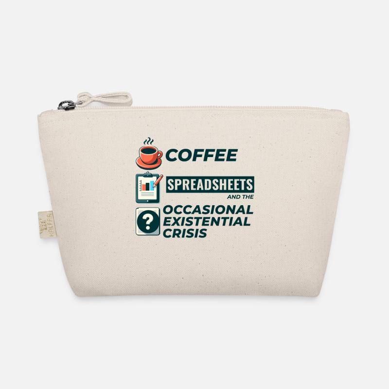 Accountant Bookkeeping Coffee Spreadsheets Funny Organic Pouch