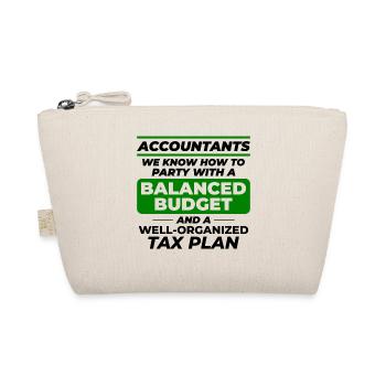 Accountant Accounting Bookkeeping Finance Funny - Organic Pouch - nature - Front