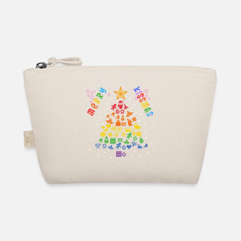 Rainbow Christmas Tree Organic Pouch