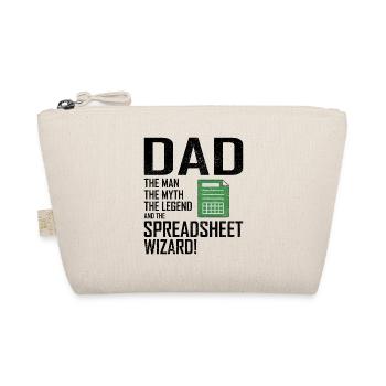 Accountant Dad Accounting Finance Financial Funny - Organic Pouch - nature - Front