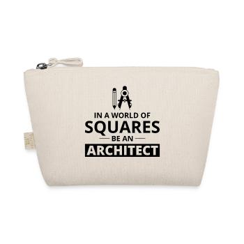 Architects: Shaping a World Beyond Squares! 🌐 - Organic Pouch - nature - Front