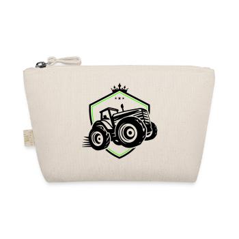 Tractor Silhouette Agriculture - Organic Pouch - nature - Front