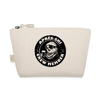 Sloth Après Ski Team Saying - Organic Pouch - nature - Front