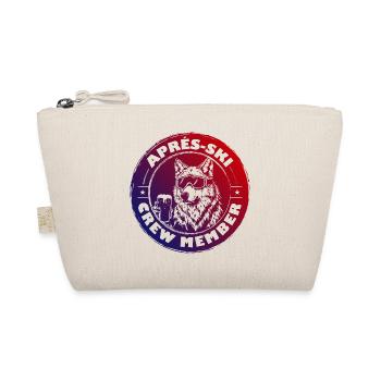 Wolf Après Ski Team Saying Colorful - Organic Pouch - nature - Front