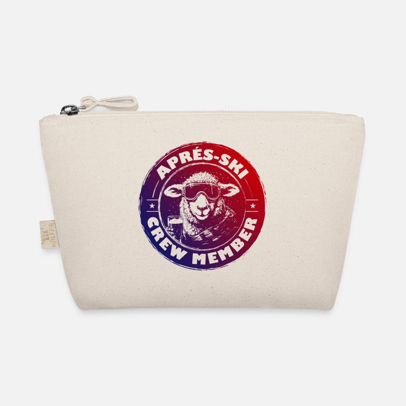 Sheep Après Ski Team Saying Colorful Organic Pouch