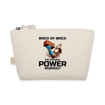 Maurer Maurer Maurer Humor Power Workout Lustig - Bio-Täschchen - Natur - Vorne