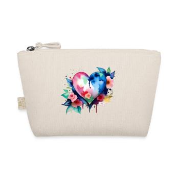 Coeur - Éclaboussure de couleur - Trousse biologique - nature - Devant