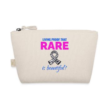 Rare Disease Awareness Rare is Beautiful - Organic Pouch - nature - Front