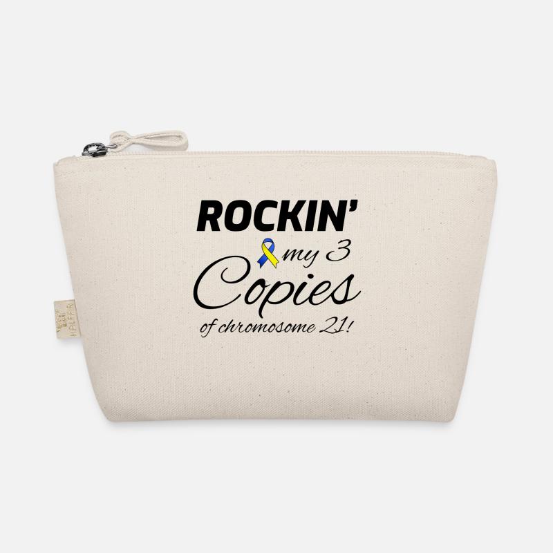 Down Syndrome Awareness Rockin' Chromosome 21 Organic Pouch