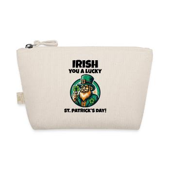 Get Lucky with Our Funny St. Patrick's Day - Organic Pouch - nature - Front