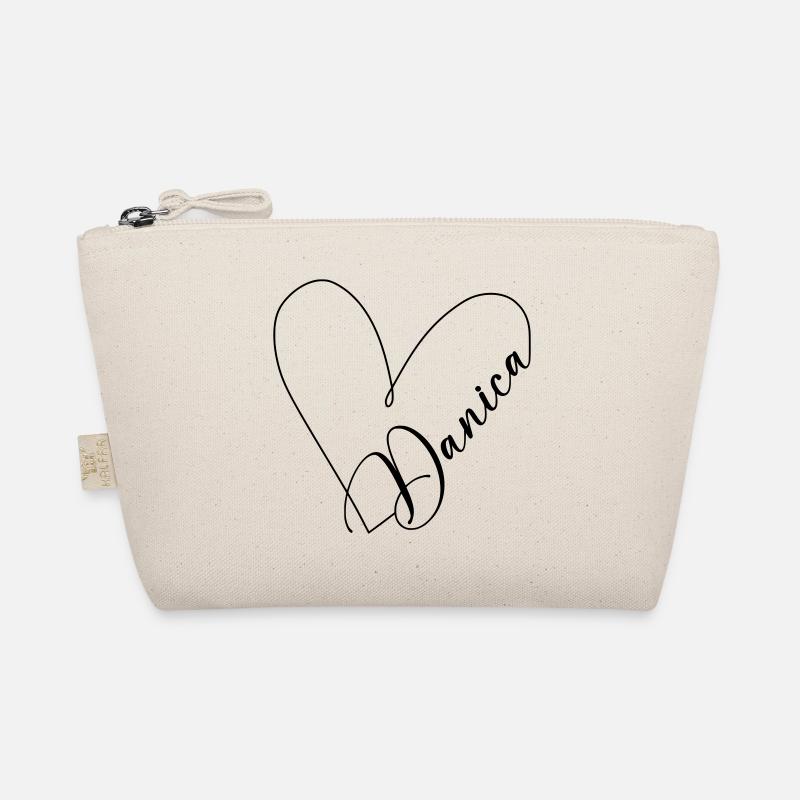 Danica Name Heart Line Organic Pouch