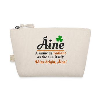 Drôle de nom de fille irlandaise : Áine - nom radieux - Trousse biologique - nature - Devant