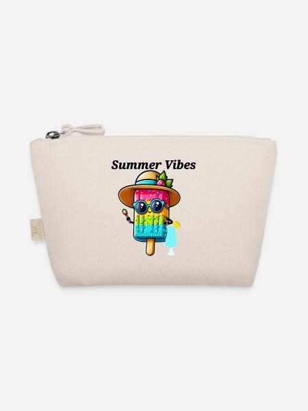 Summer Vibes - Organic Pouch - nature - Front