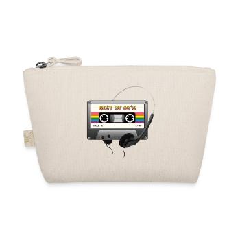 cassette audio années 80 casque - Trousse biologique - nature - Devant