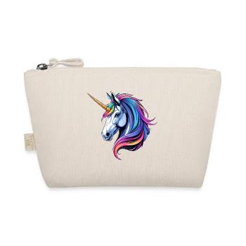 Ein charmantes Einhorn - Bio-Täschchen - Natur - Vorne
