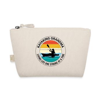 kayaking Gradma Kayak Canoe Kayaker Funny - Organic Pouch - nature - Front