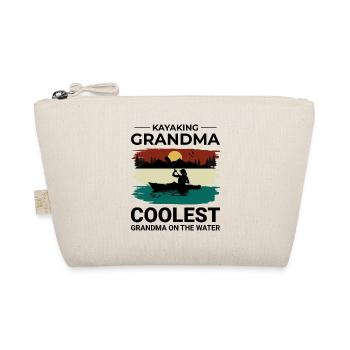 kayaking Gradma Kayak Canoe Kayaker Funny - Organic Pouch - nature - Front