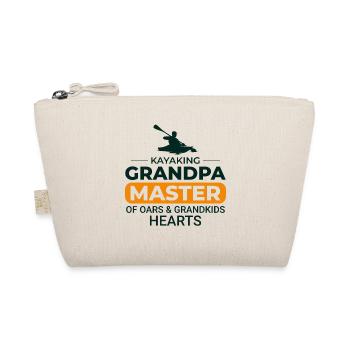 kayaking Gradpa Kayak Canoe Kayaker Funny - Organic Pouch - nature - Front