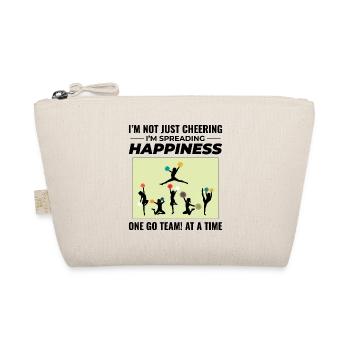 Cheerleader Cheerleading Girl Cheering Cheer Squad - Organic Pouch - nature - Front