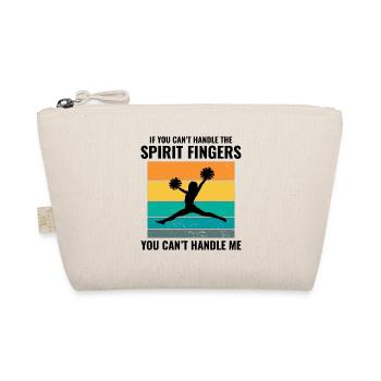 Cheerleader Cheerleading Girl Cheering Cheer Squad - Organic Pouch - nature - Front