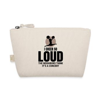 Cheerleader Cheerleading Girl Cheering Cheer Squad - Organic Pouch - nature - Front