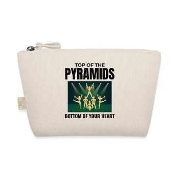 Cheerleader Cheerleading Girl Cheering Cheer Squad - Organic Pouch - nature - Front