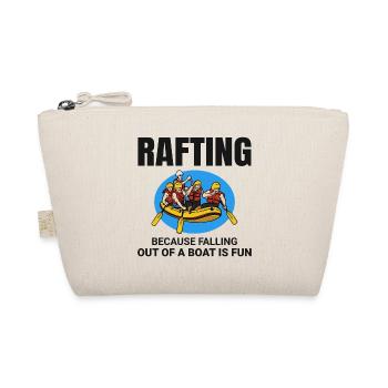 Rafting Team Raft Wildwasser Rafter Paddel Lustig - Bio-Täschchen - Natur - Vorne