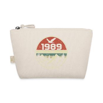 Vintage 1989 Classic 1989 Retro 1989 Gift 1989 - Organic Pouch - nature - Front