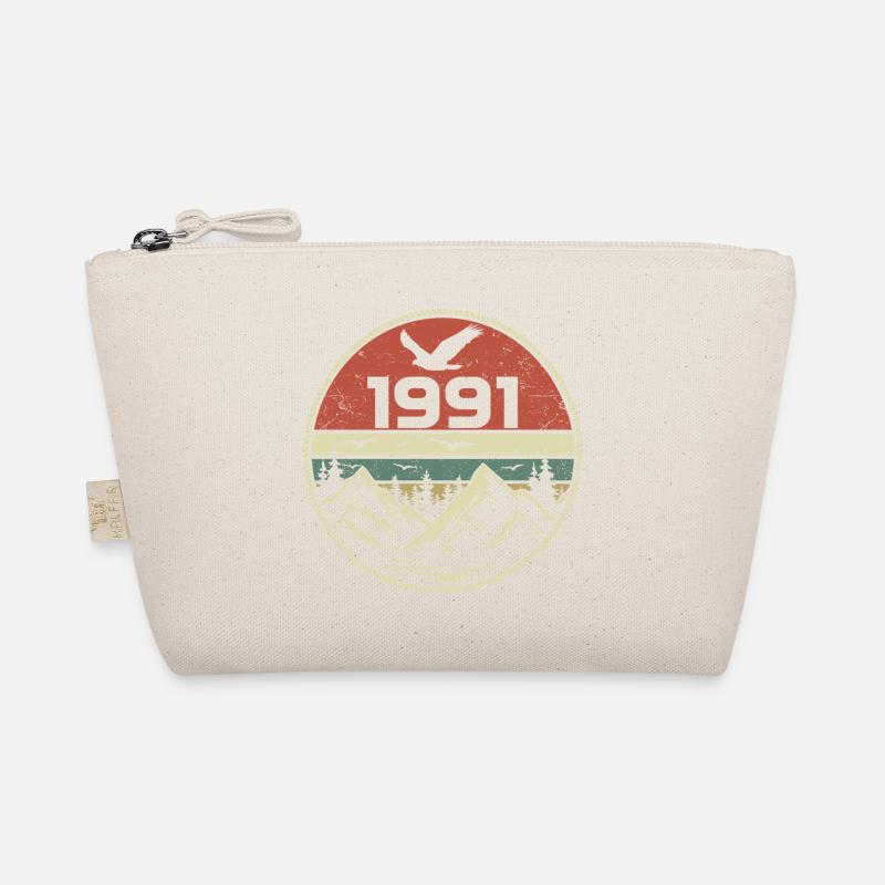 Vintage 1991 Classic 1991 Retro 1991 Gift 1991 Organic Pouch