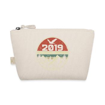 Vintage 2019 Classic 2019 Retro 2019 Gift 2019 - Organic Pouch - nature - Front